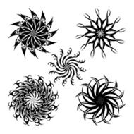 Vector Set of Tribal Tattoo N2