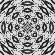 Black and white seamless abstract texture N17