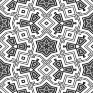 Black and white seamless abstract texture N19