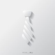 Hipster tie icon