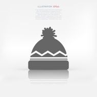 Winter snowboard cap icon N4