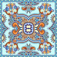 Traditional ornamental floral paisley bandanna N590
