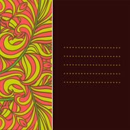 Bright color template card Vector 10 EPS N2