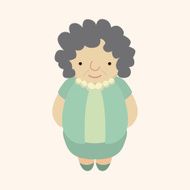 family grandmother character theme elements N48