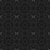 Retro Wallpaper Design Template Black 9