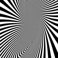 Pattern with optical illusion Black and white background N3
