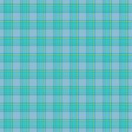 Seamless blue tartan pattern with yellow details