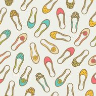 Seamless pattern with shoes N4