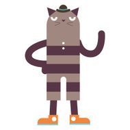 Cartoon cat character
