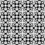Seamless circle vintage flower pattern N15