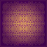 Abstract purple vector baroque background