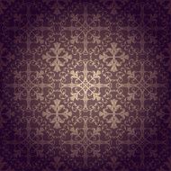 Seamless flowers baroque background