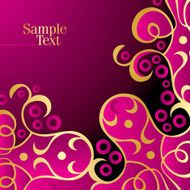 abstract floral decorative background