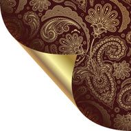 background with golden pattern