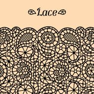 Vintage fashion lace background with abstract flowers N4