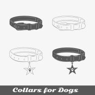 Silhouette collars for dogs N2