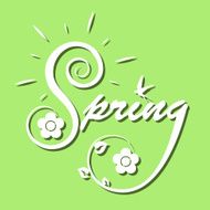 Spring background N12