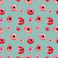 Seamless Floral Pattern N676