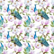 Magnolia and Peacock