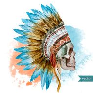 Ethnic skull N4