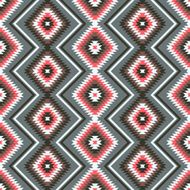 Ethnic ornament geometric seamless pattern