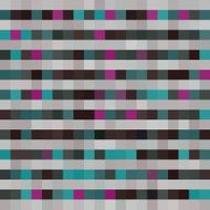 seamless pattern with colorful squares and stripes Vector