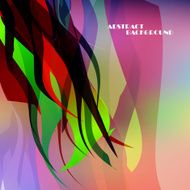 Abstract color wave background