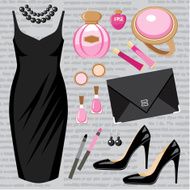 Fashionable set with a dress N3