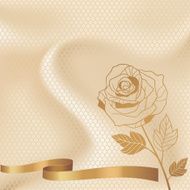 Vintage lace background ornamental flowers invitation card N4