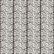 Seamless vector floral pattern Abstract texture with branches