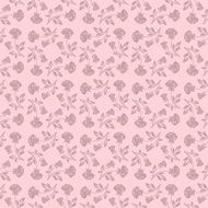 Floral seamless pattern with rose in pastel tones