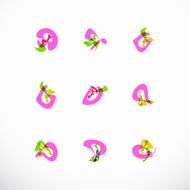 set of abstract wave stripe icon for design