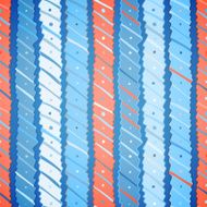 Christmas seamless pattern of wavy stripes