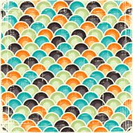 Abstract retro geometric scratched background EPS8 texture N5