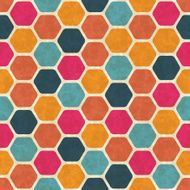 Seamless retro geometric pattern EPS10 vector texture N7