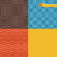 Seamless abstract retro pattern Stylish geometric background N8