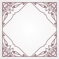 Vintage invitation card N67