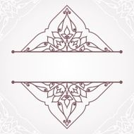 Vintage invitation card N69