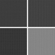 Old lace background set of 4 seamless pattern Vector texture