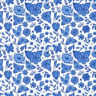 Seamless Floral Pattern N677
