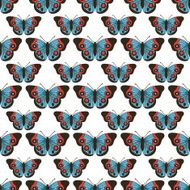 seamless pattern with butterflies N42