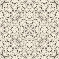 Abstract Seamless Black and White Color Geometric Vector Pattern