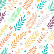 Seamless pattern with leaves N46