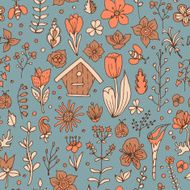 Floral spring seamless pattern N3