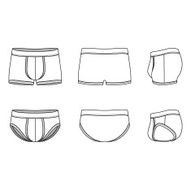 Blank Men&#039;s underwear