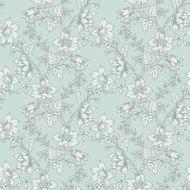 Abstract vintage seamless damask pattern N34