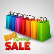 Big spring sale poster
