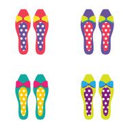 Set of Colorful Women Shoes