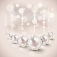 White pearls background