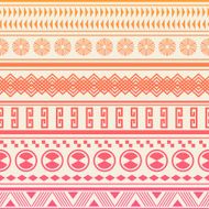Tribal aztec seamless pattern N45